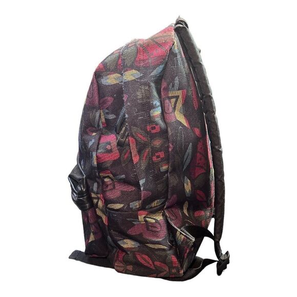 VANS BackPack BookBag Back To School Abstract Floral Leather Accent main image 5